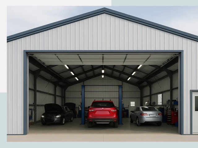 Ангары из сэндвич панелей от 608 руб. в Конаково