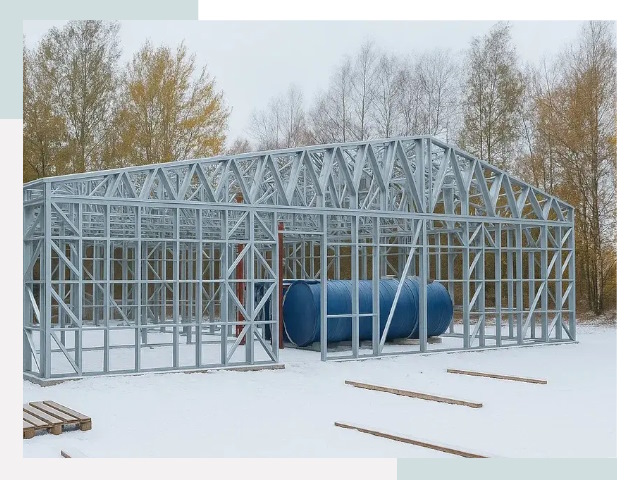 Металлические ангары в Конаково