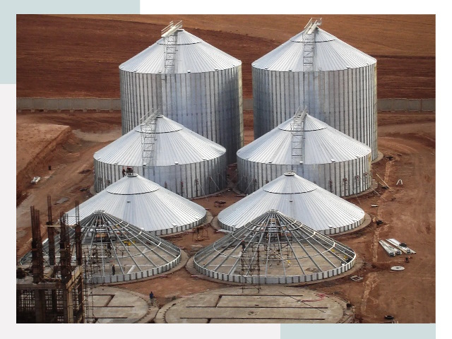 Строительство зерновых силосов в Конаково