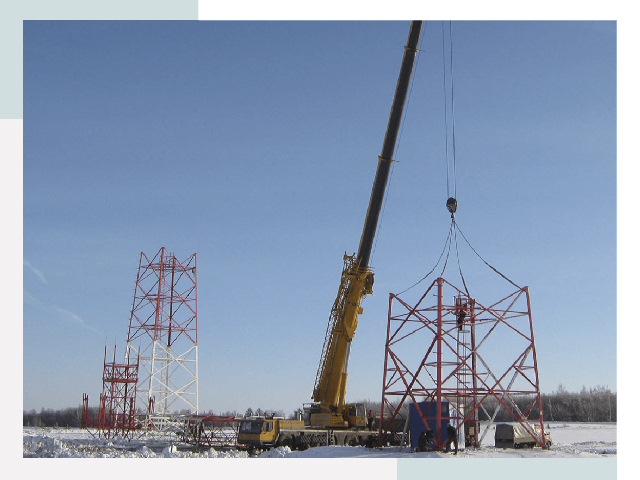 Монтаж вышек связи в Конаково