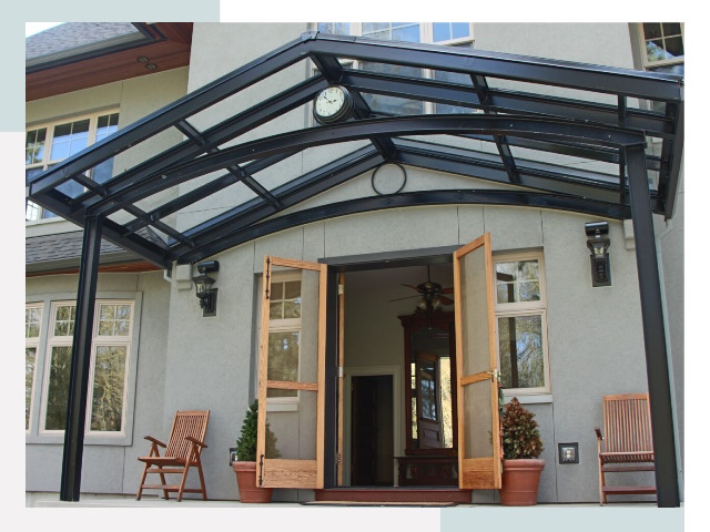 Козырьки металлические в Конаково