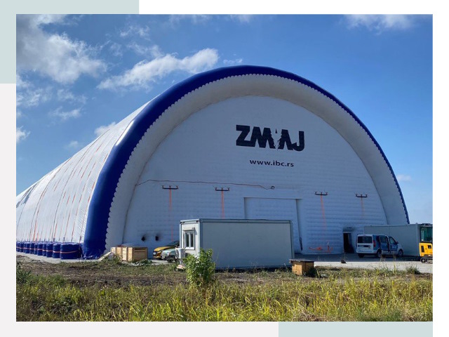 Брендирование ангаров в Конаково