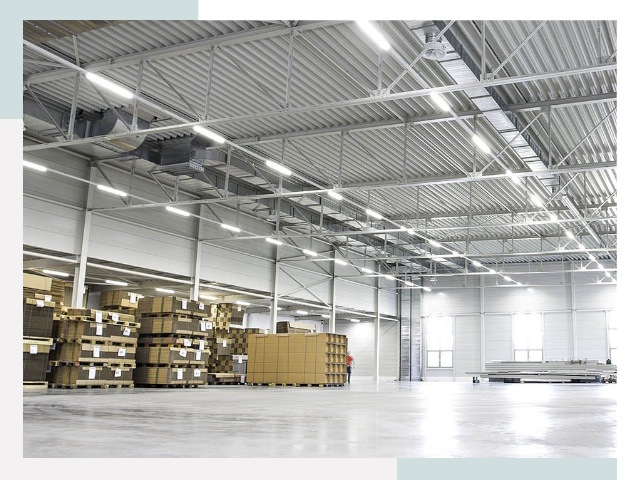 Освещение ангаров в Конаково