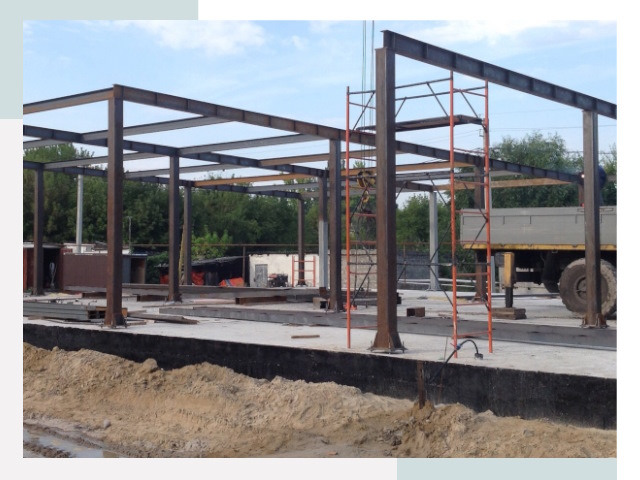 Фундамент для ангаров в Конаково