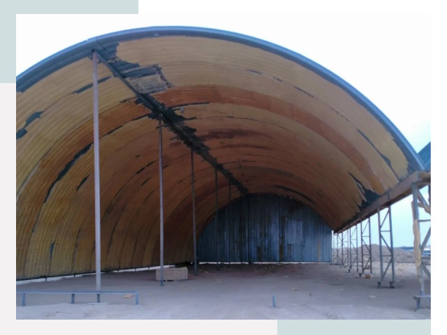 Реконструкция ангаров в Конаково